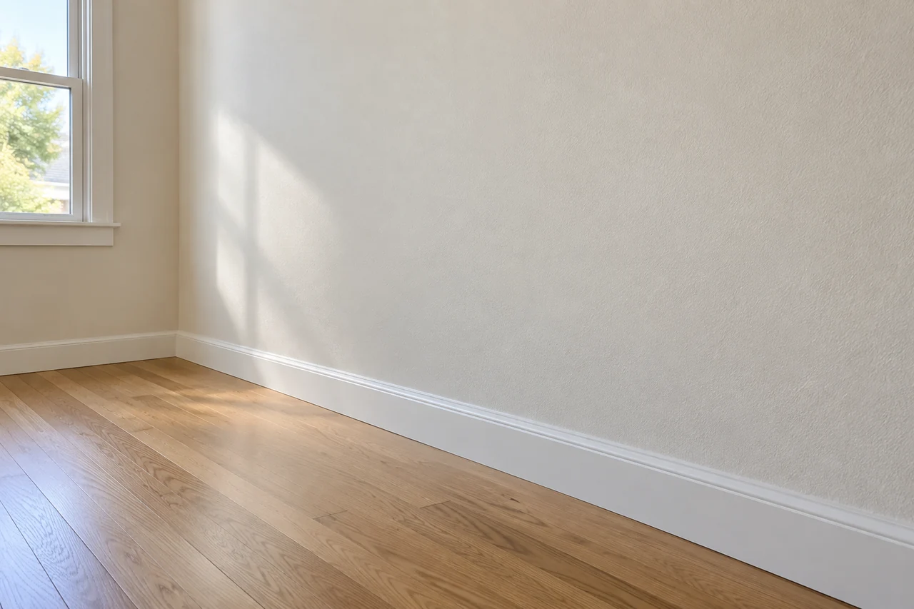 Smooth finished wall after drywall repair